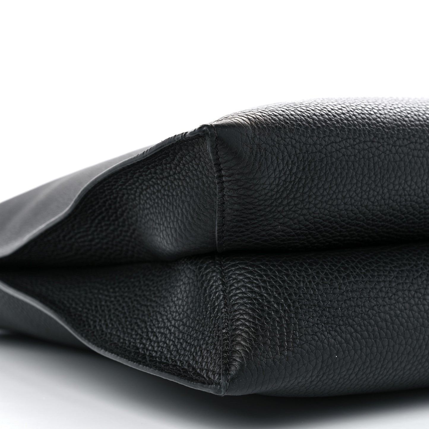 Pebbled Calfskin Large Alix Padlock Zip Hobo Bag Black