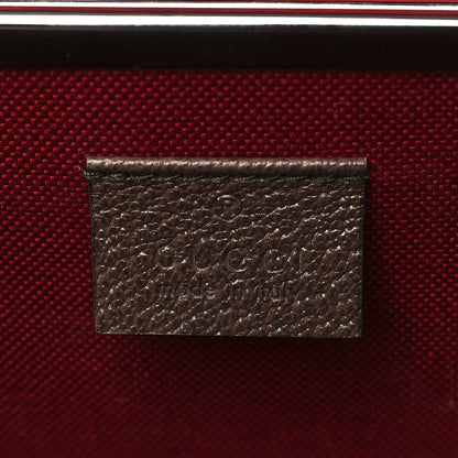 Gucci GG Supreme Monogram Globe-Trotter Beauty Case Brown 6 of 9