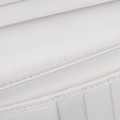 Christian Dior Leather Cannage D Charm Wallet White 9 of 11