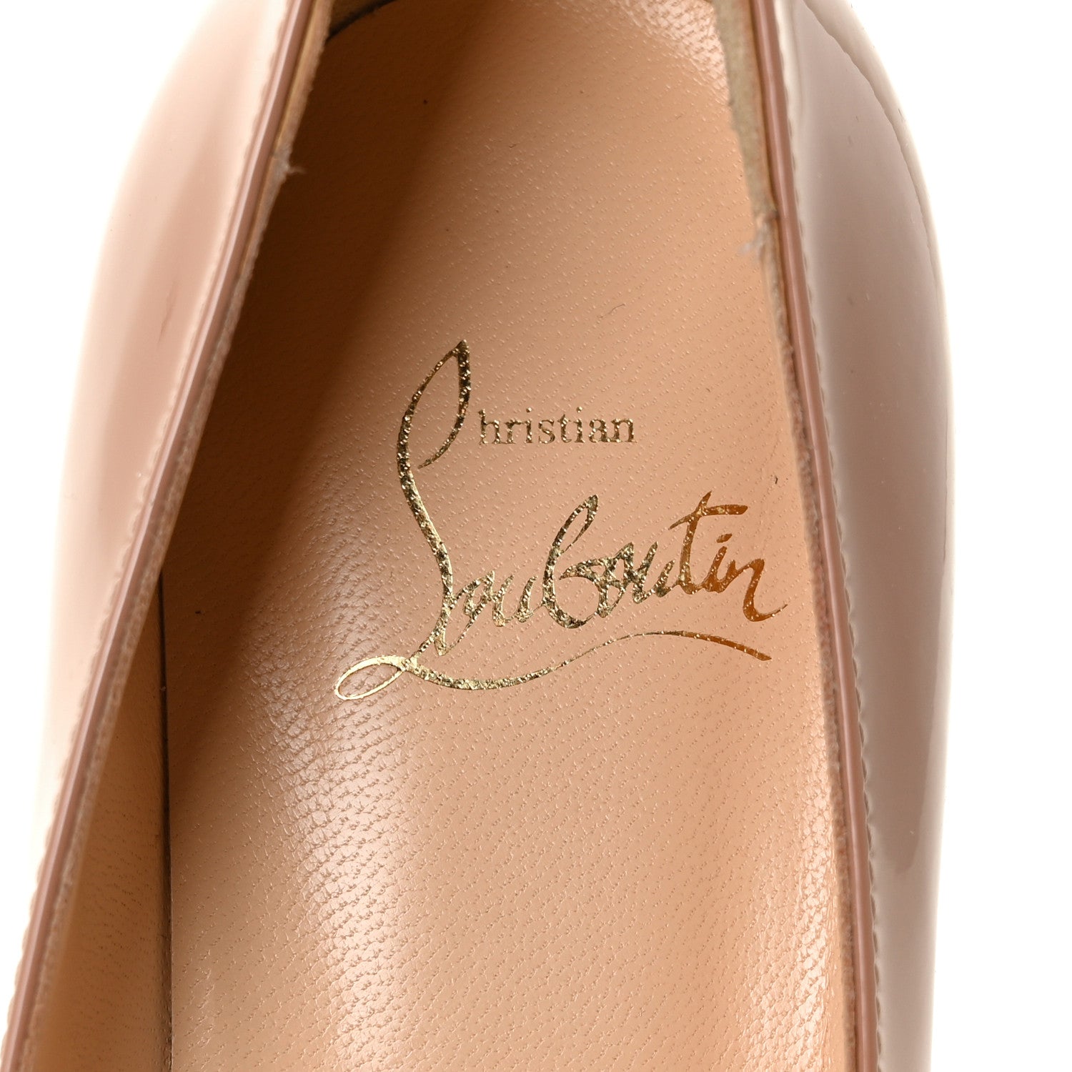 Christian Louboutin Patent Pigalle Follies 85 Pumps 36.5 Nude 7 of 8