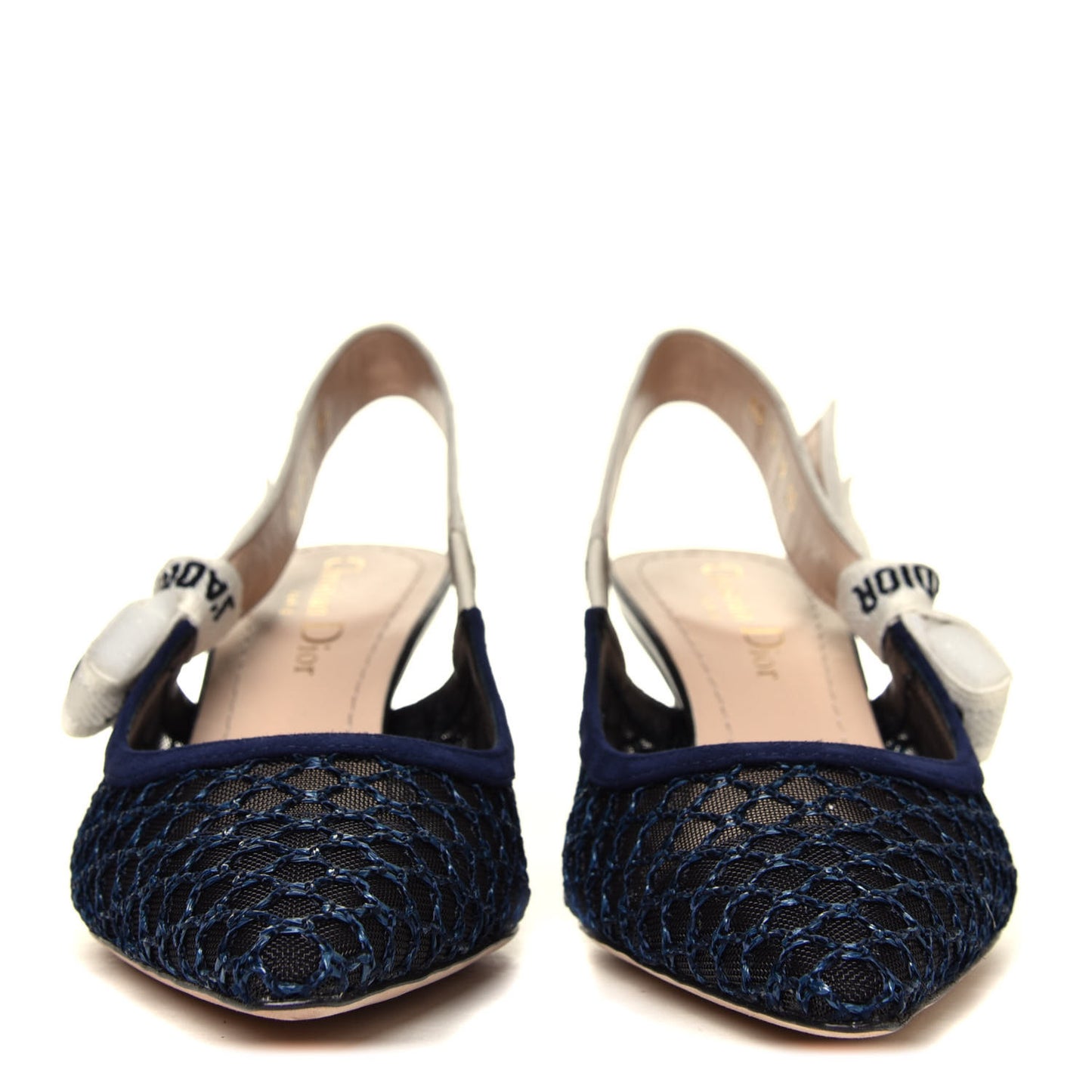 Resille Lambskin Ribbon J'Adior Slingback 65mm Pumps 35 Indigo Blue