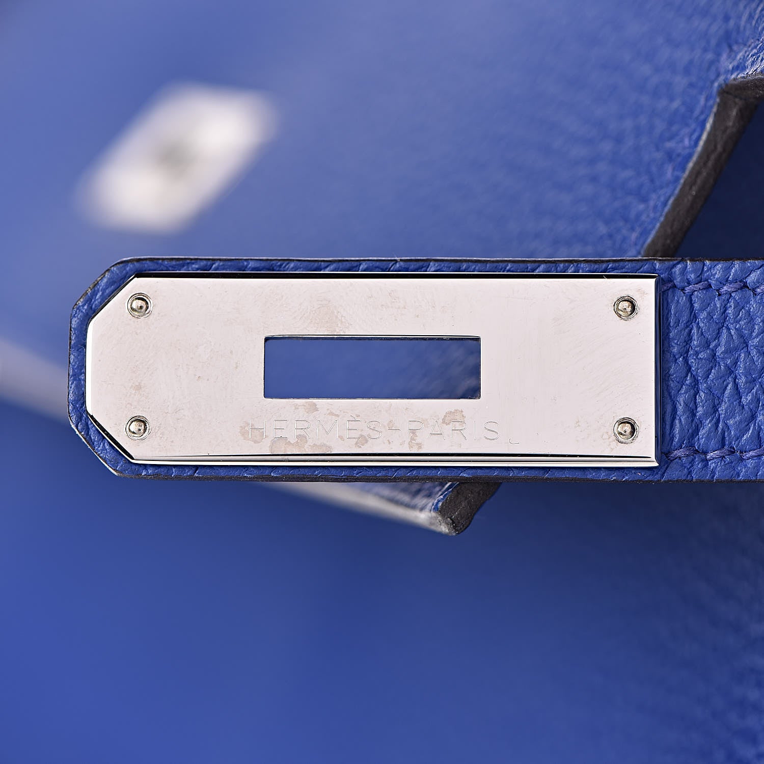 Hermes Togo Kelly Retourne 35 Bleu Electrique 10 of 42
