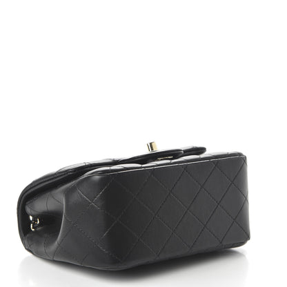 Chanel Lambskin Quilted Mini Square Flap Black 4 of 10