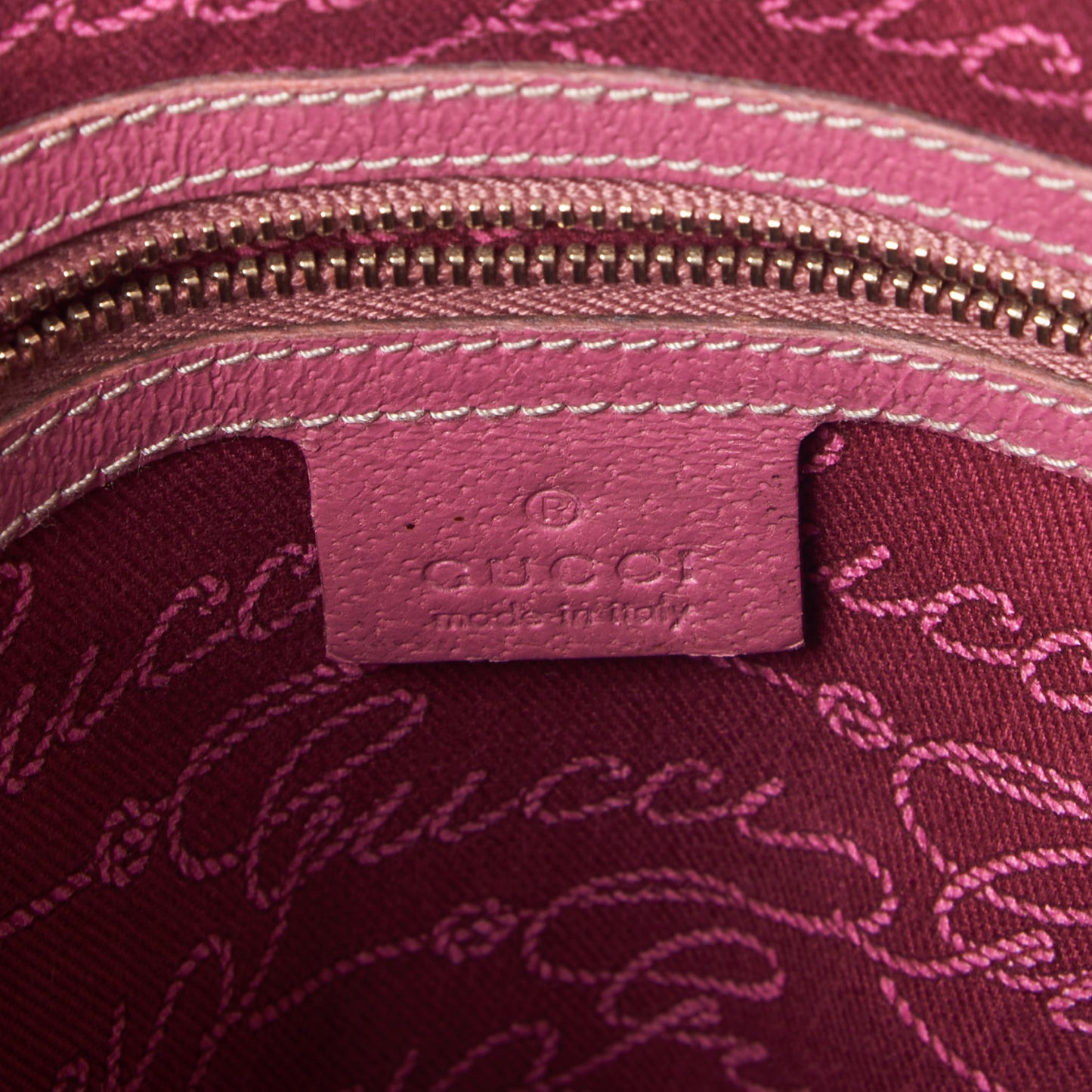 Monogram Small Charmy Tote Pink