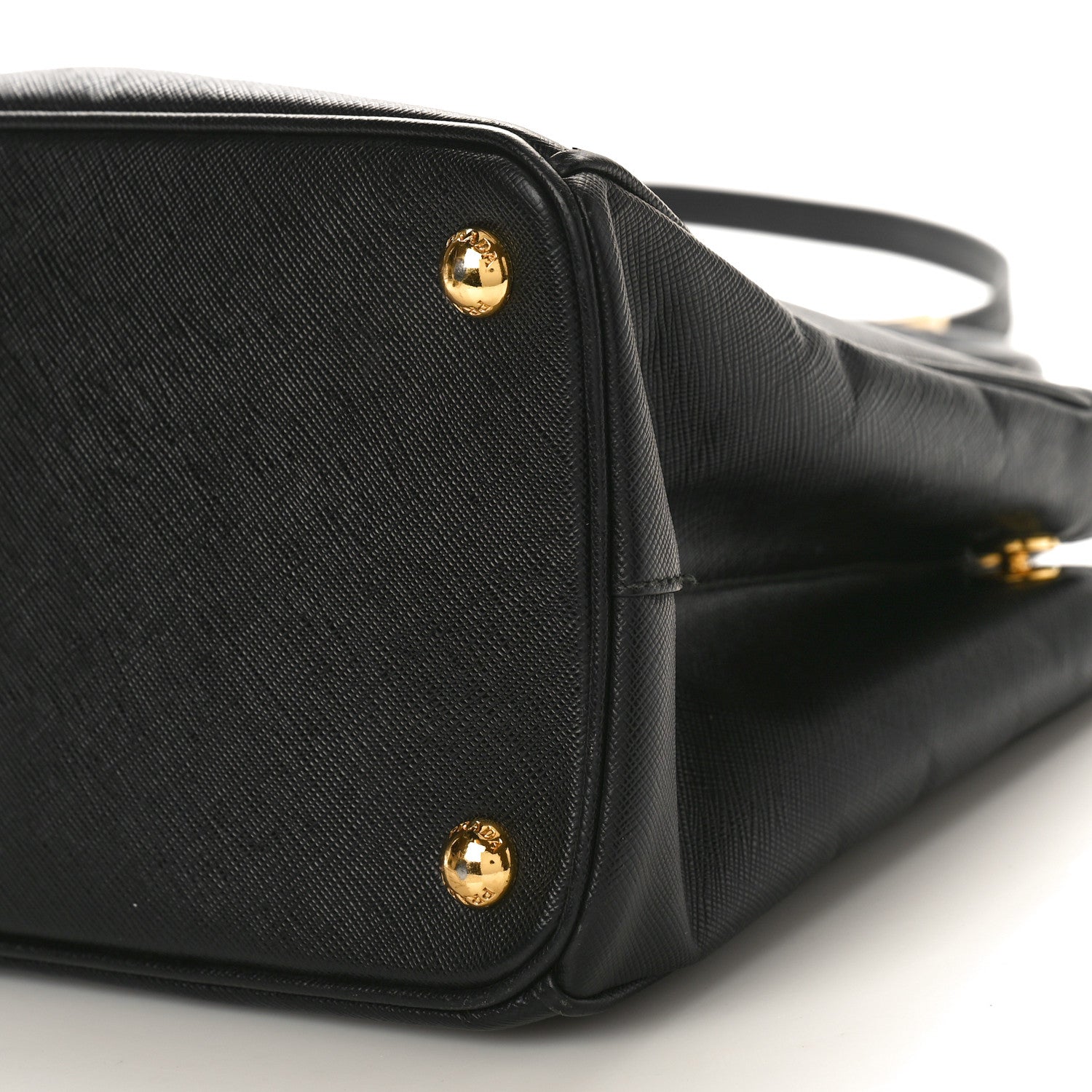 Prada Saffiano Small Galleria Double Zip Tote Black 9 of 13