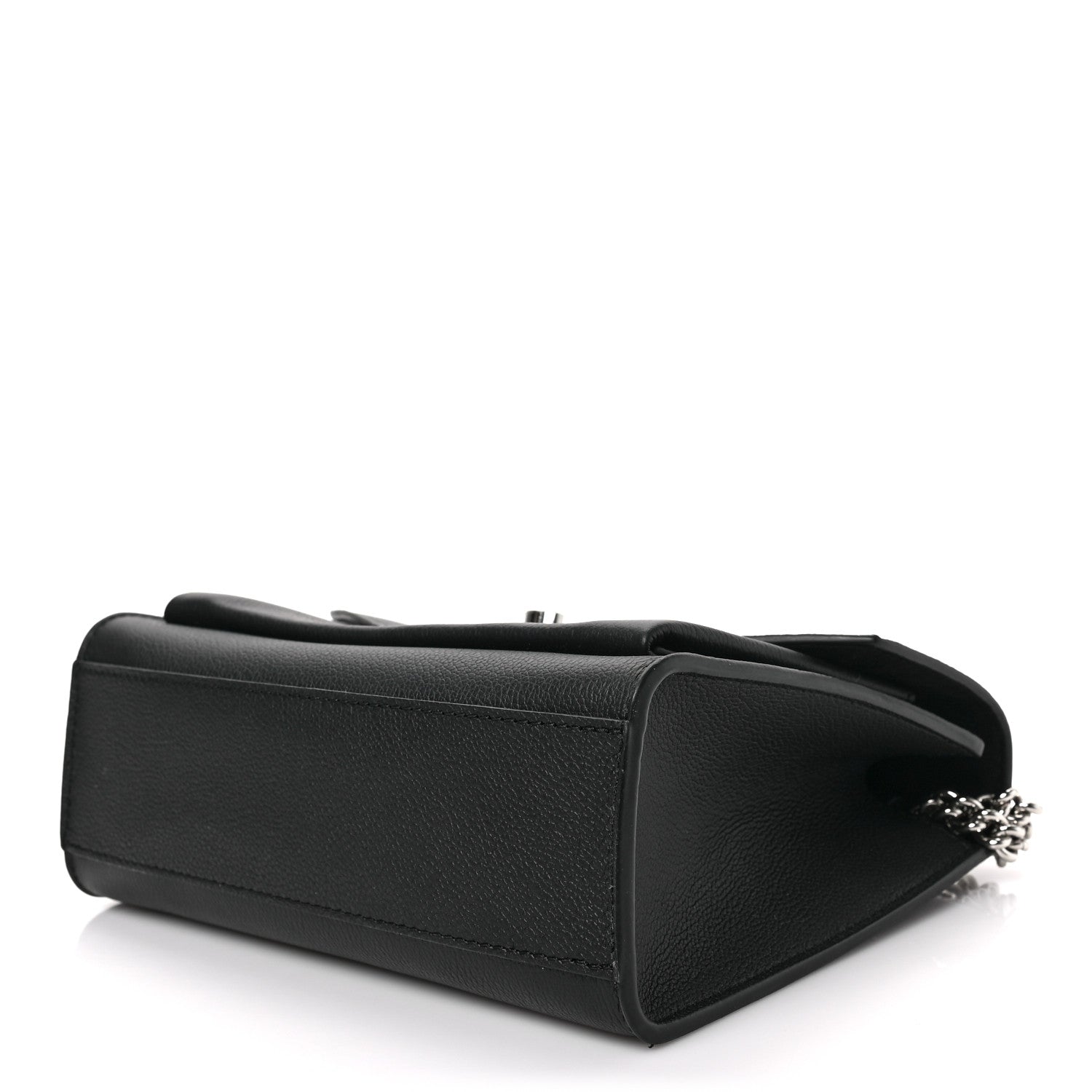Louis Vuitton Soft Calfskin Mylockme Chain Bag BB Black 8 of 8