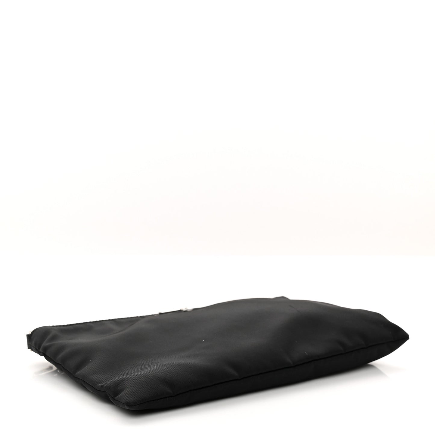 Tessuto Nylon Saffiano Wristlet Black