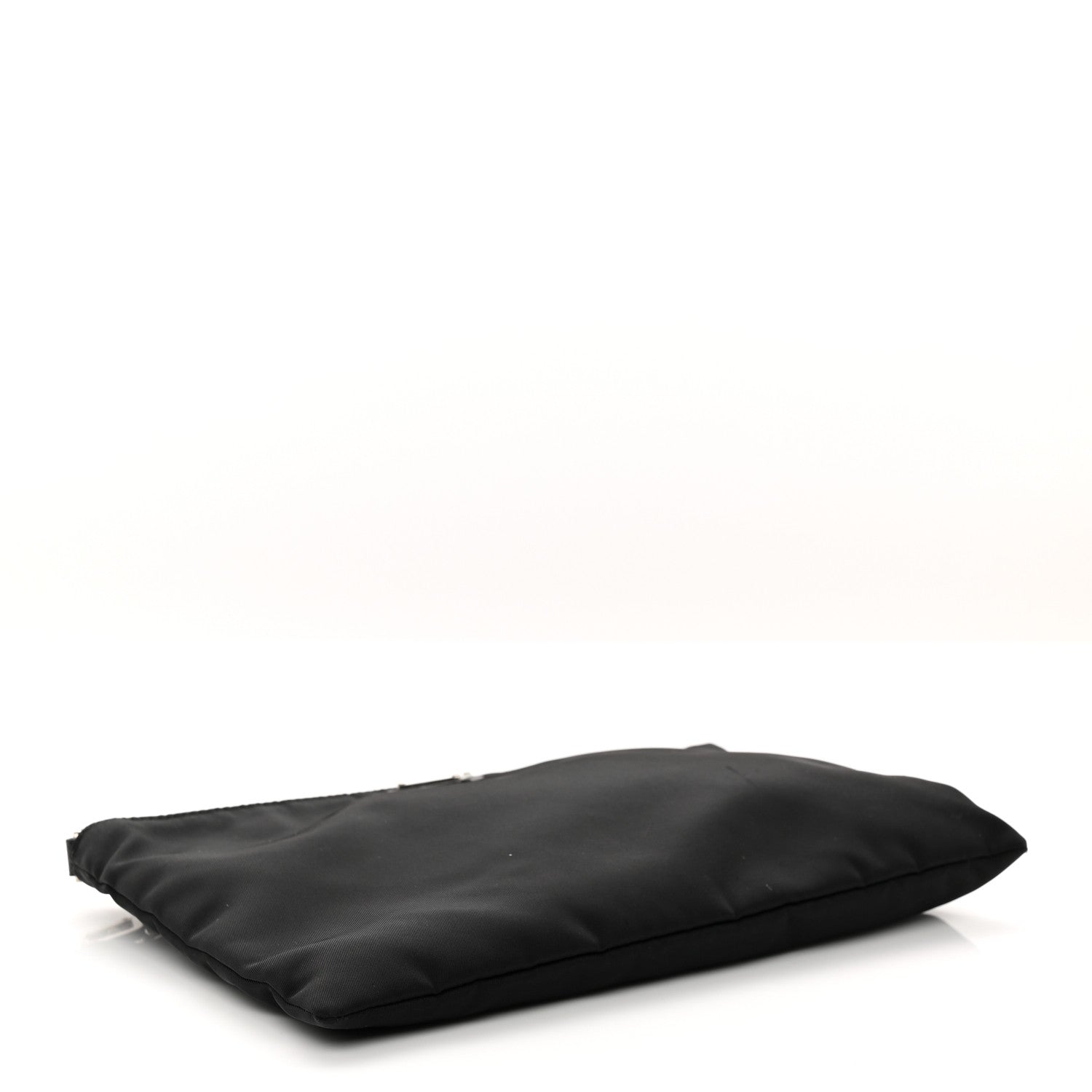 Prada Tessuto Nylon Saffiano Wristlet Black 4 of 8