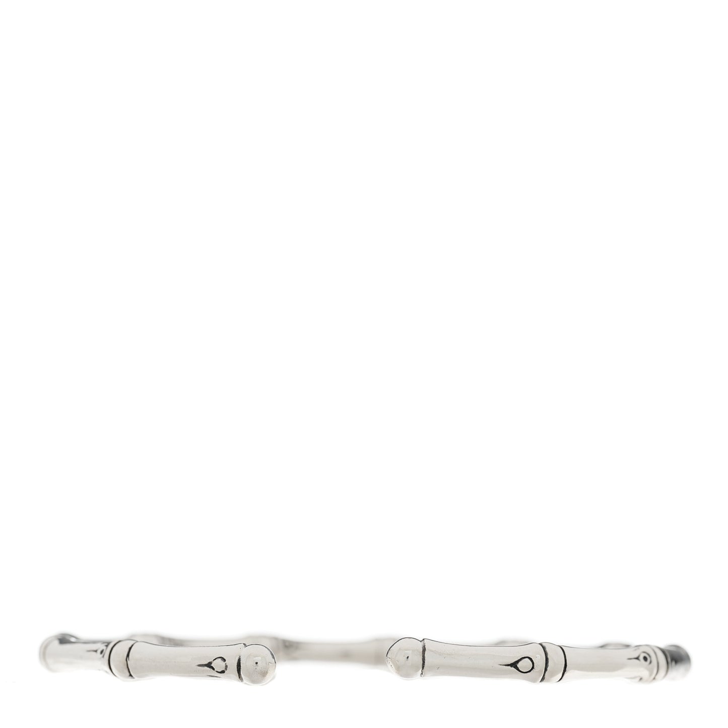 Sterling Silver 4mm Bamboo Flex Cuff Bracelet