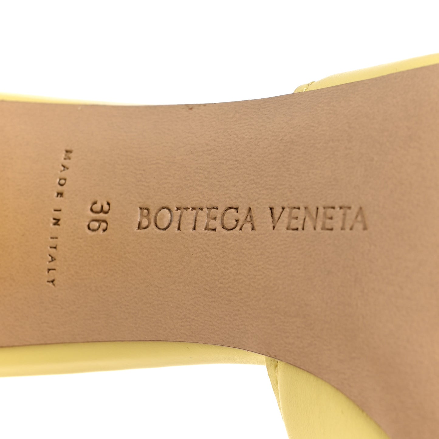 Vienna Calfskin The Band Mule Sandals 36 Lemonade