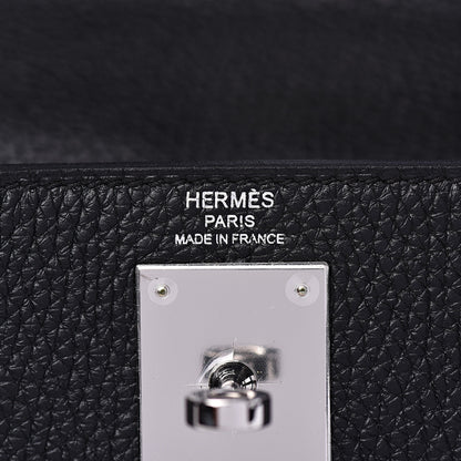 Hermes Taurillon Clemence Kelly Retourne 28 Black 5 of 38