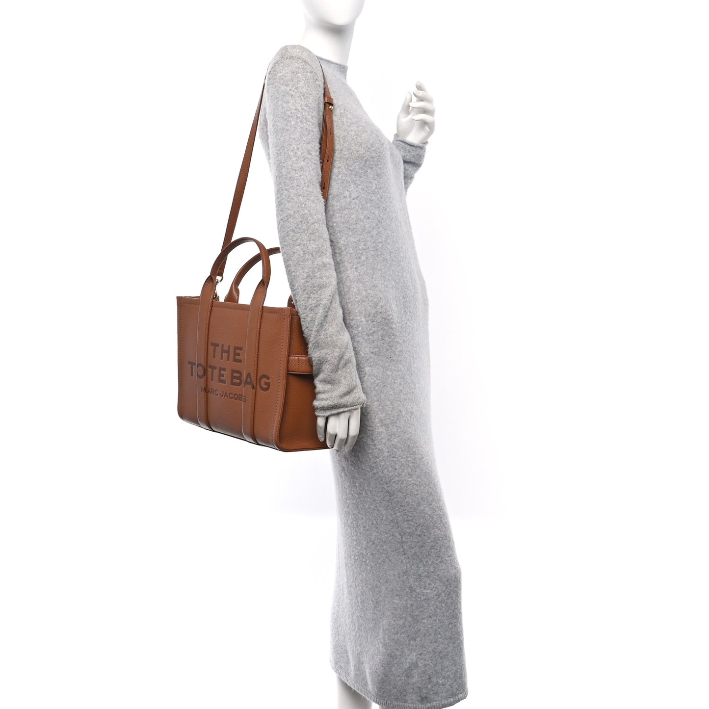 Grained Calfskin Medium The Tote Bag Argan Oil