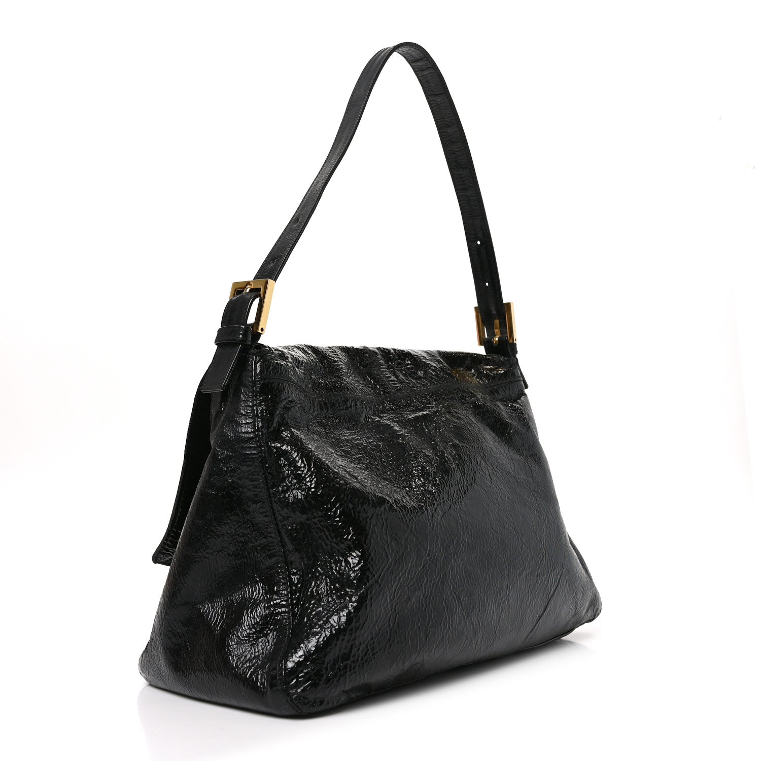 Fendi Patent Mama Baguette Black 3 of 10