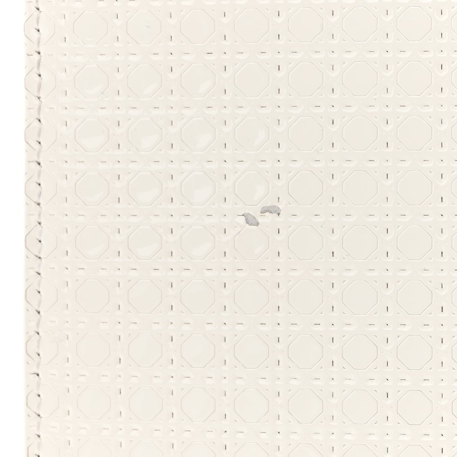 Christian Dior Patent Micro-Cannage Medium Lady Dior White 12 of 19