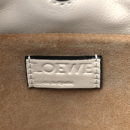 Loewe Calfskin Mini Flamenco Knot Clutch Angora 6 of 9