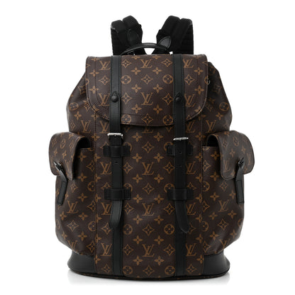Louis Vuitton Monogram Macassar Christopher MM Backpack 1 of 10