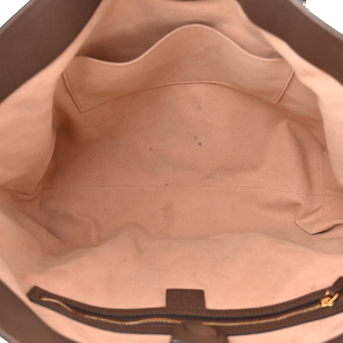 GG Supreme Monogram Medium Ophidia Shopping Tote Brown
