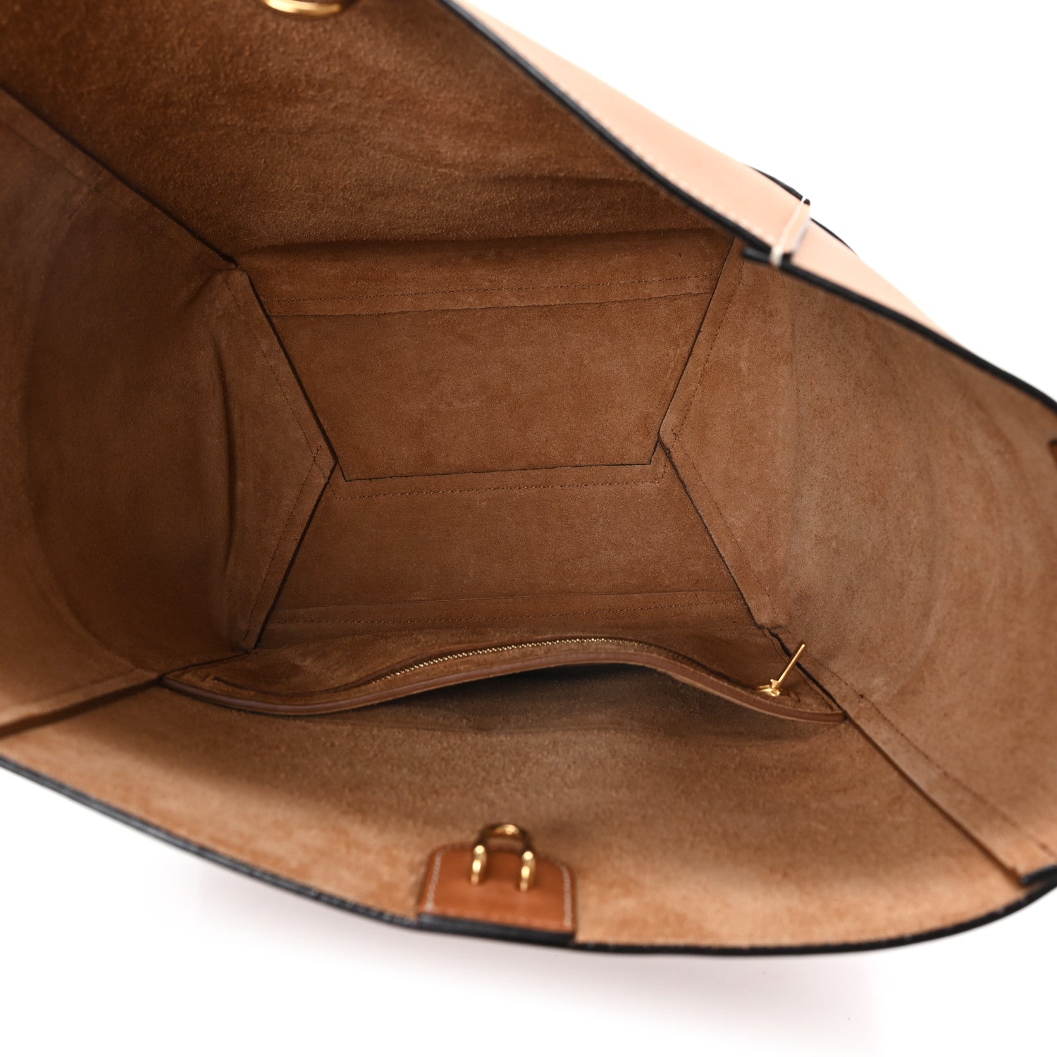 Celine Natural Calfskin Seau Sangle Bucket Bag Tan 5 of 10