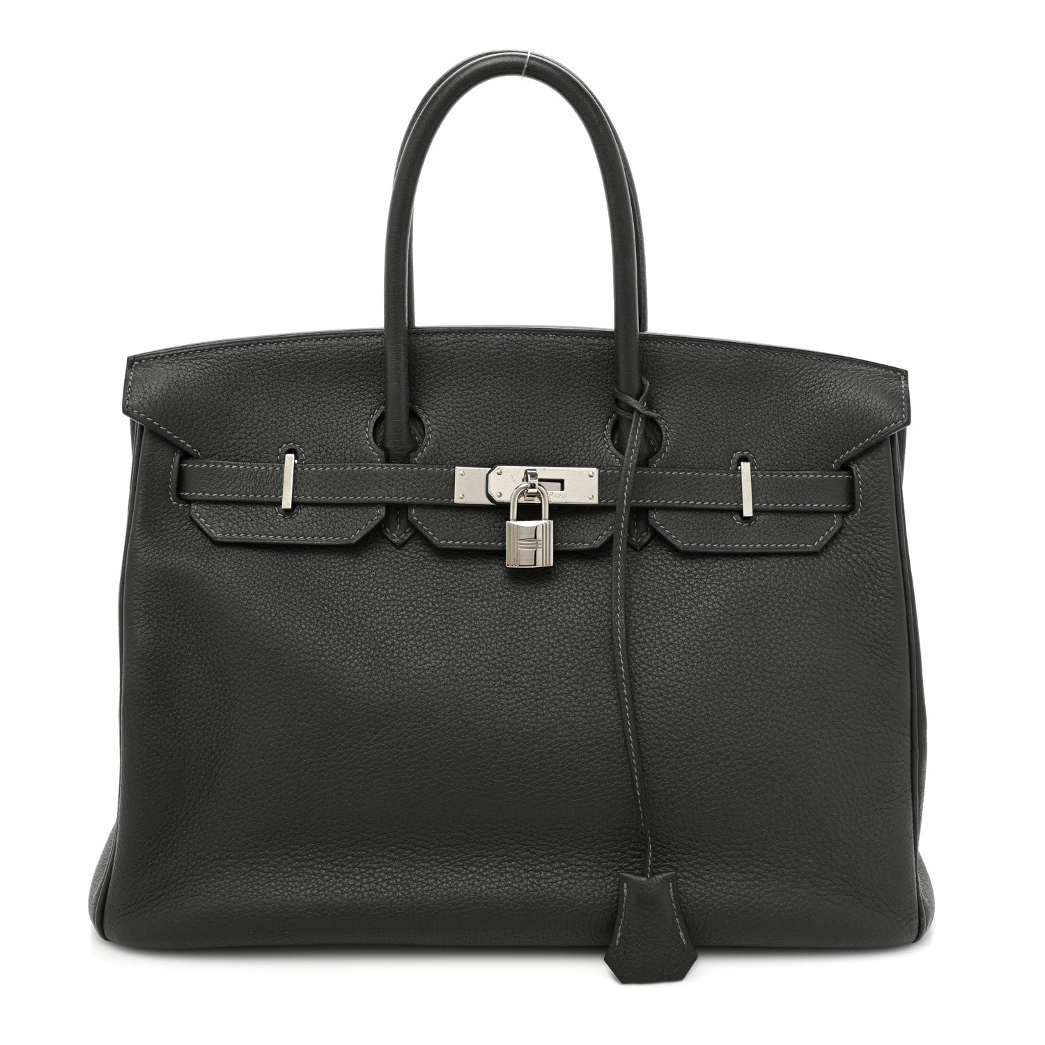 Hermes Taurillon Clemence BIRKIN 35 Graphite 1 of 15