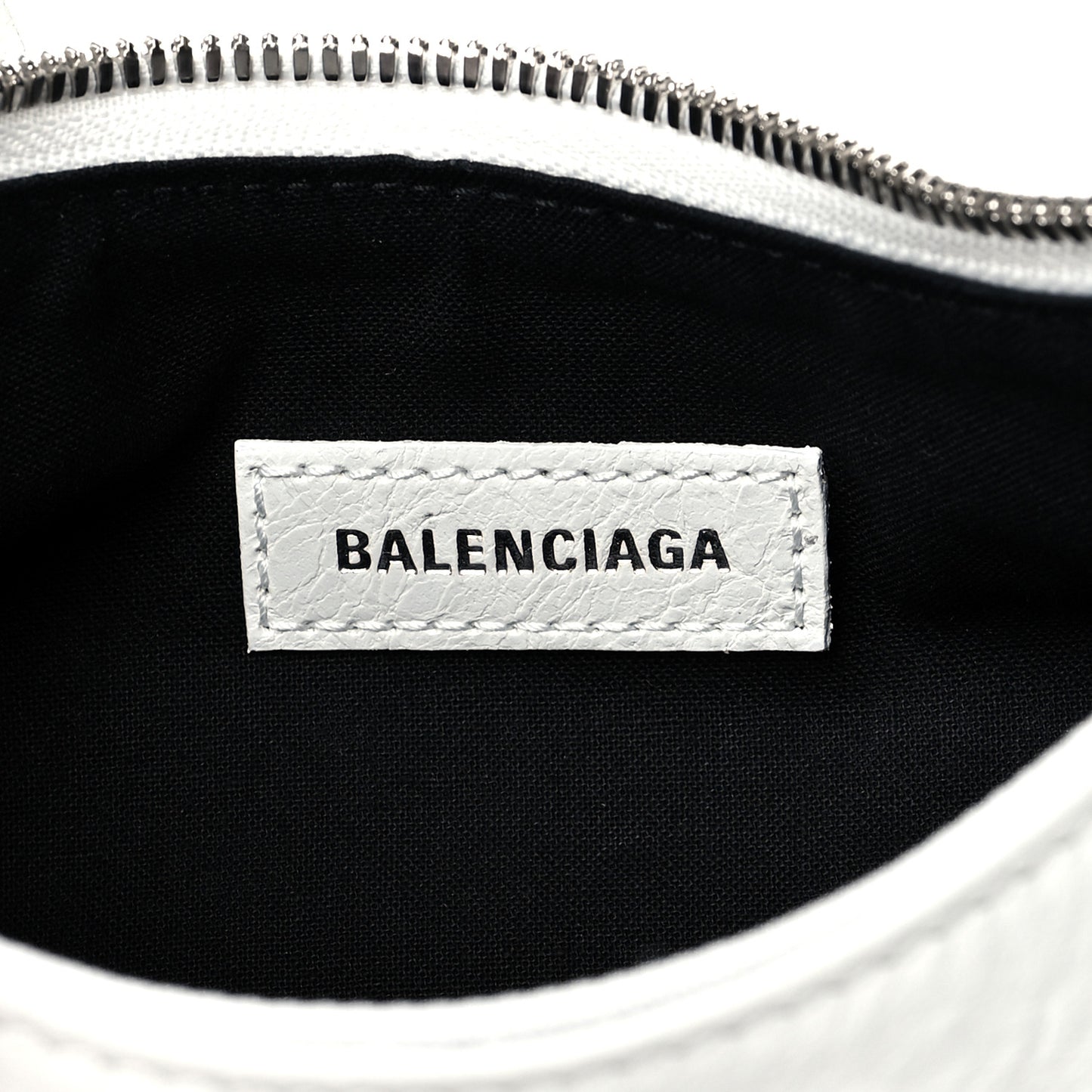 Agneau Arena Le Cagole Shoulder Bag XS Optic White