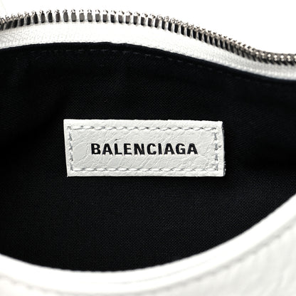 Balenciaga Agneau Arena Le Cagole Shoulder Bag XS Optic White 7 of 11