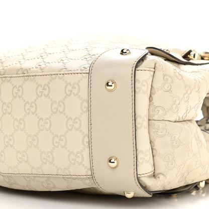 Gucci Guccissima Small Pelham Shoulder Bag Off White 9 of 13