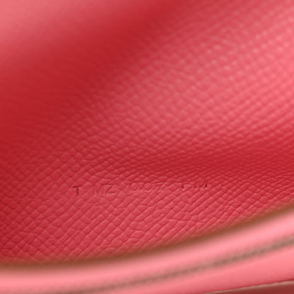 Hermes Epsom Bearn Gusset Wallet Rose Confetti 7 of 9