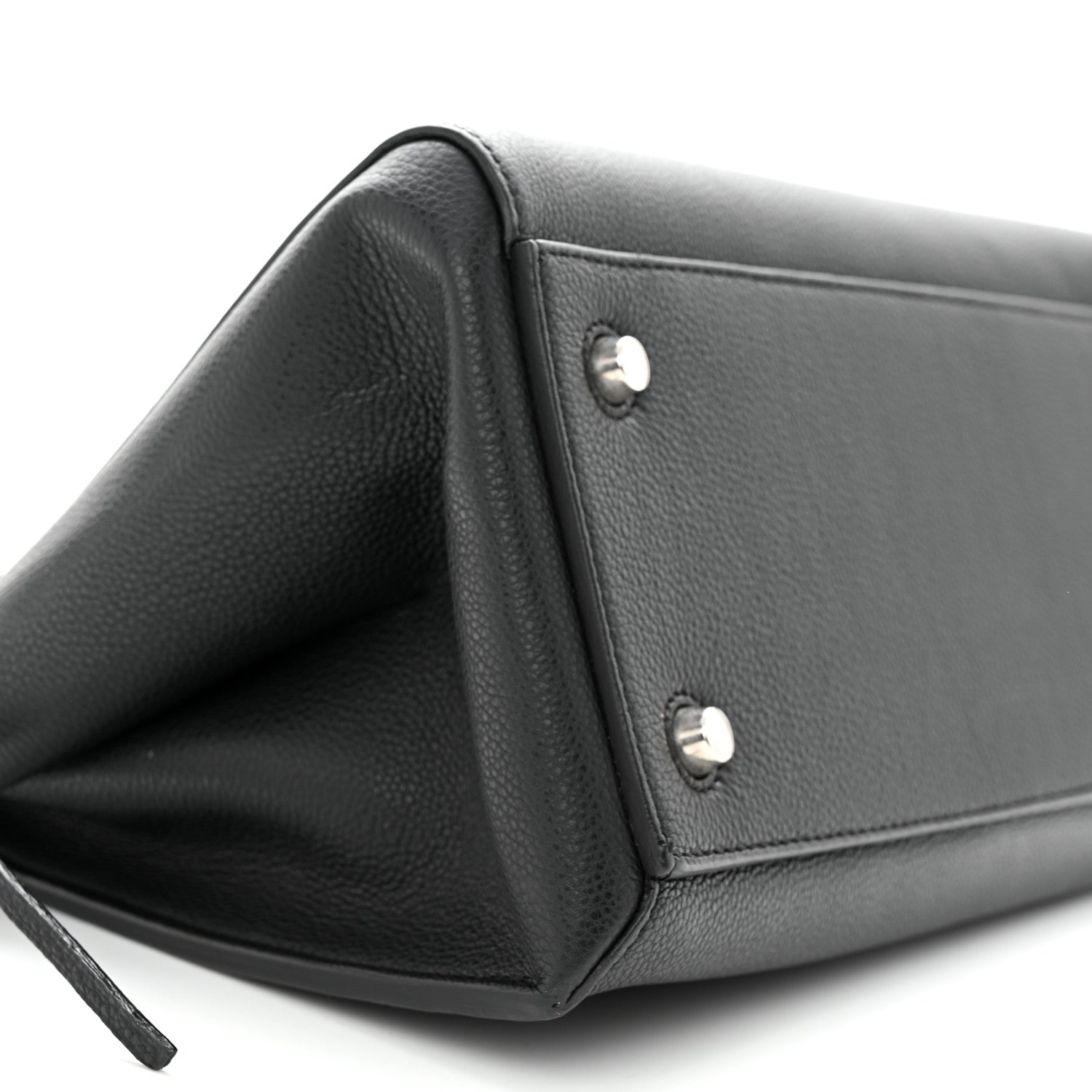 Celine Supple Calfskin Medium Edge Shoulder Bag Black 8 of 13