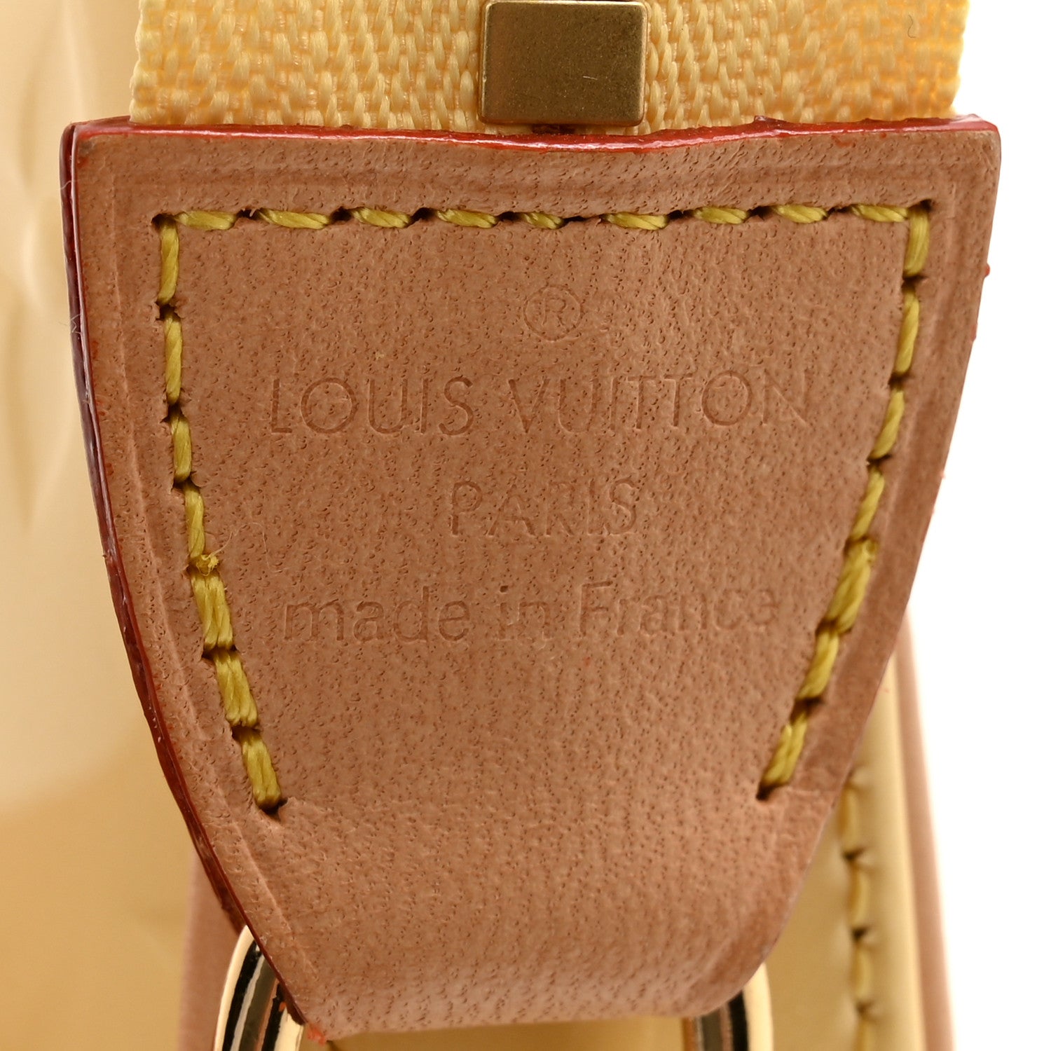 Louis Vuitton Metallic Vernis Valentine Mini Pochette Accessories Banana Fizz 6 of 10