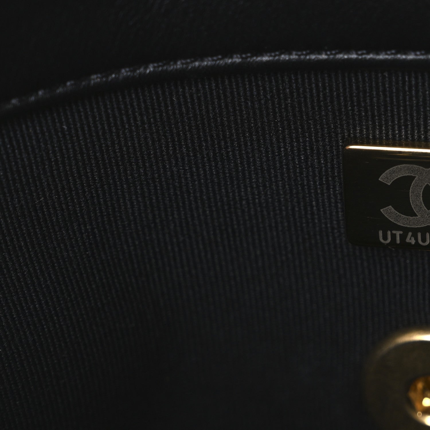 Chanel Calfskin Stitched Chain Flap Black 7 of 10