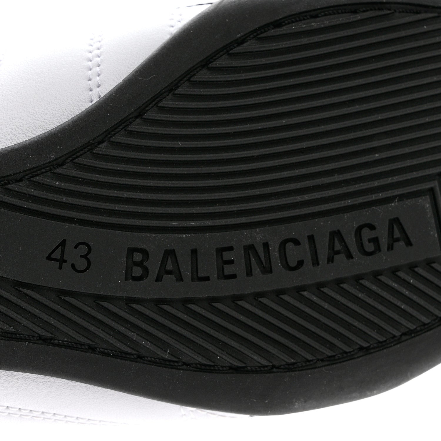 Balenciaga Polyurethane Womens Zen Sneakers 43 White Black 6 of 7