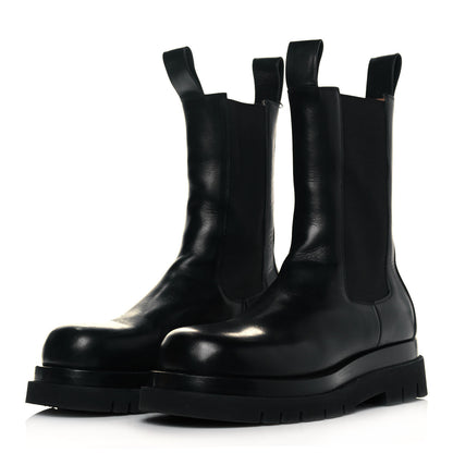 Bottega Veneta Calfskin The Lug Chelsea 55mm Boots 40 Black 3 of 10