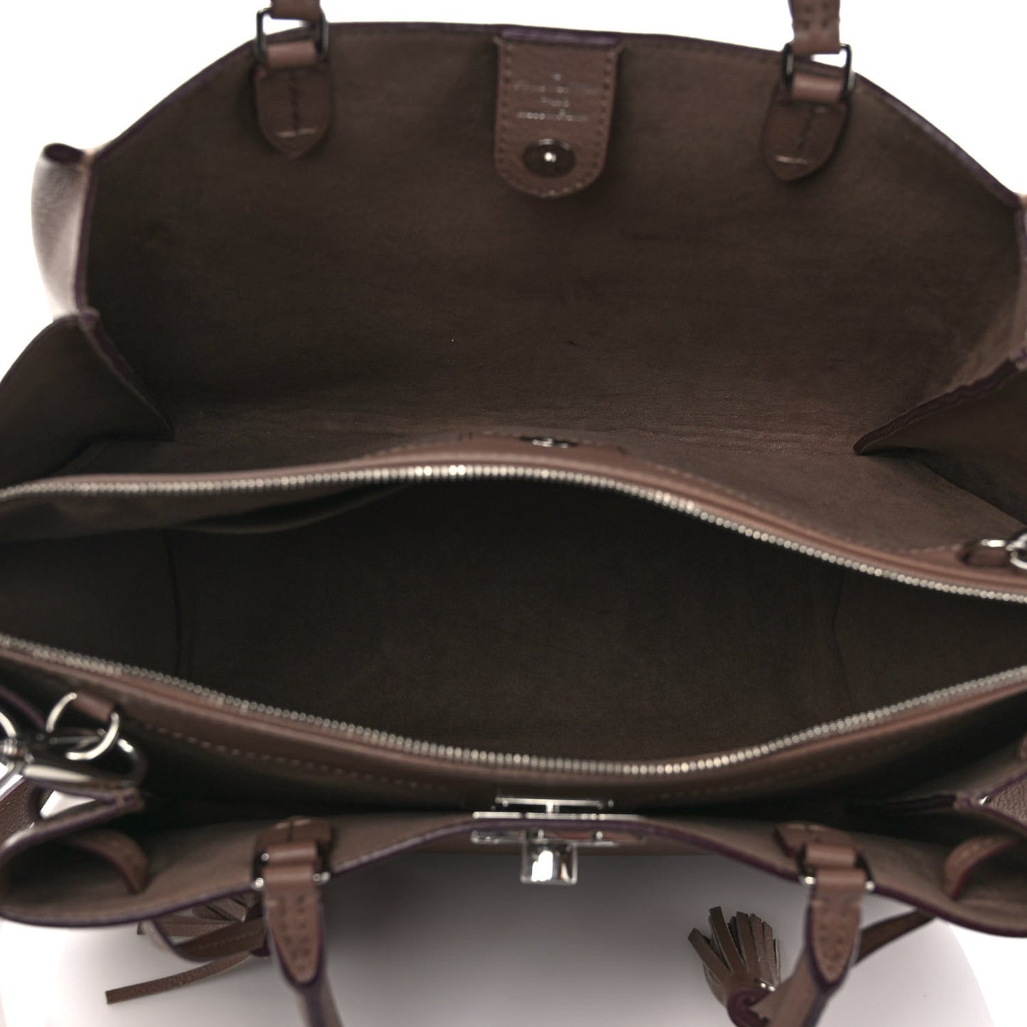 Calfskin Lockmeto Taupe Glace