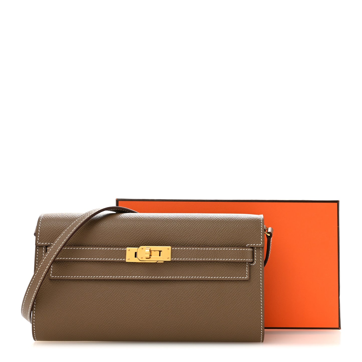 Epsom Kelly Wallet To Go Etoupe