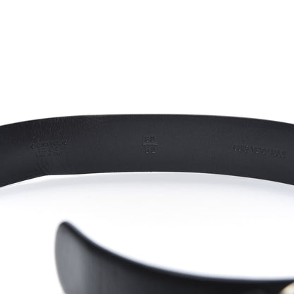 Chanel Glazed Lambskin CC Belt 80 32 Black 4 of 5
