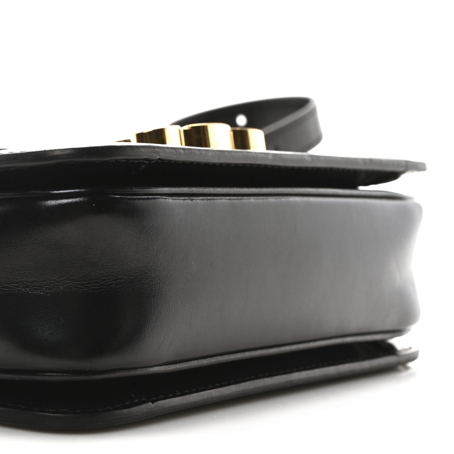 Shiny Calfskin Teen Triomphe Black