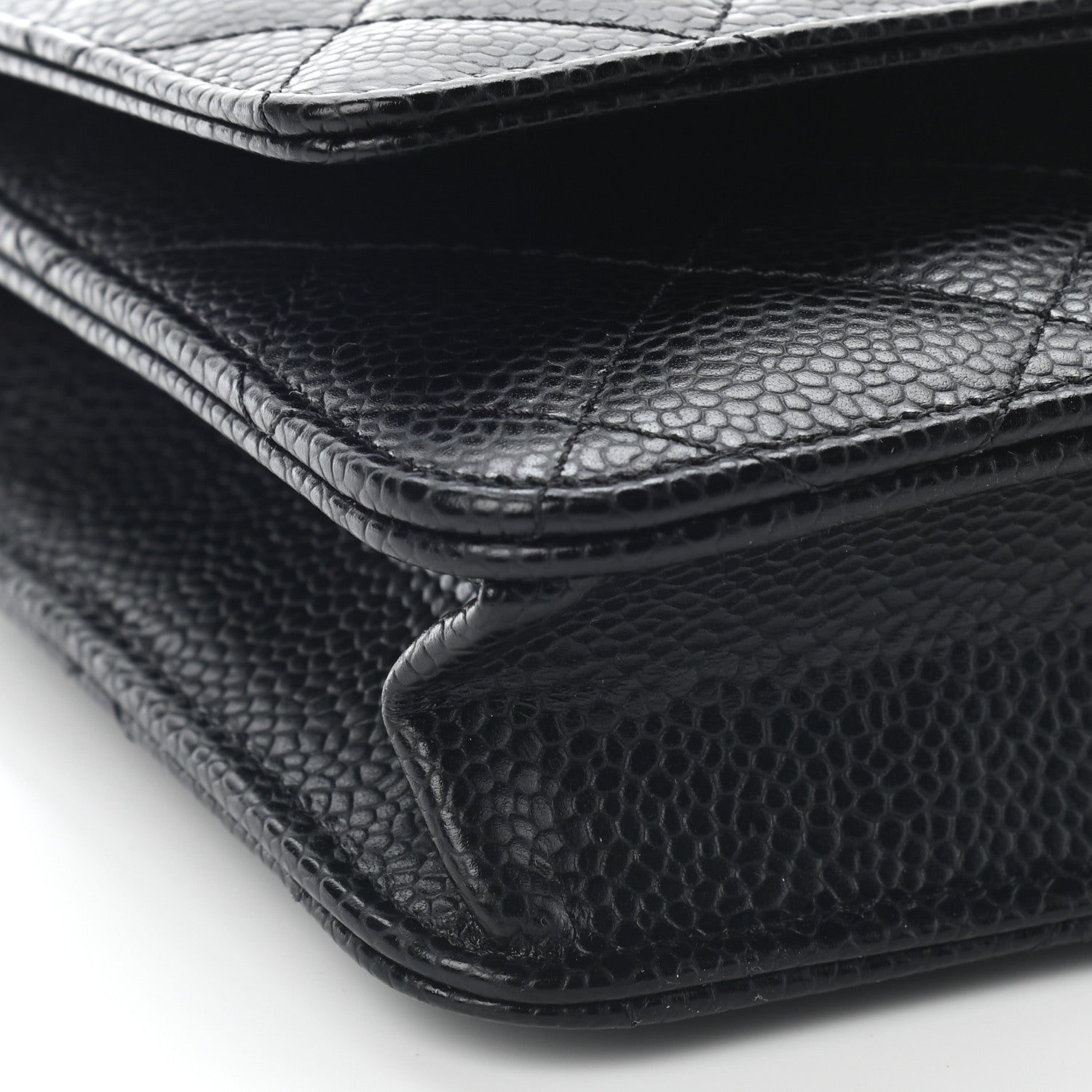 Chanel Caviar Quilted Wallet On Chain WOC Black 8 of 9