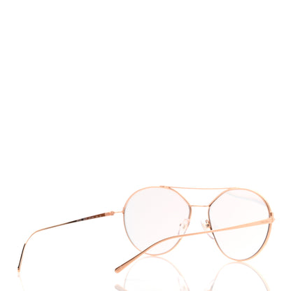 Prada Round Sunglasses SPR 56U Rose Gold 4 of 8