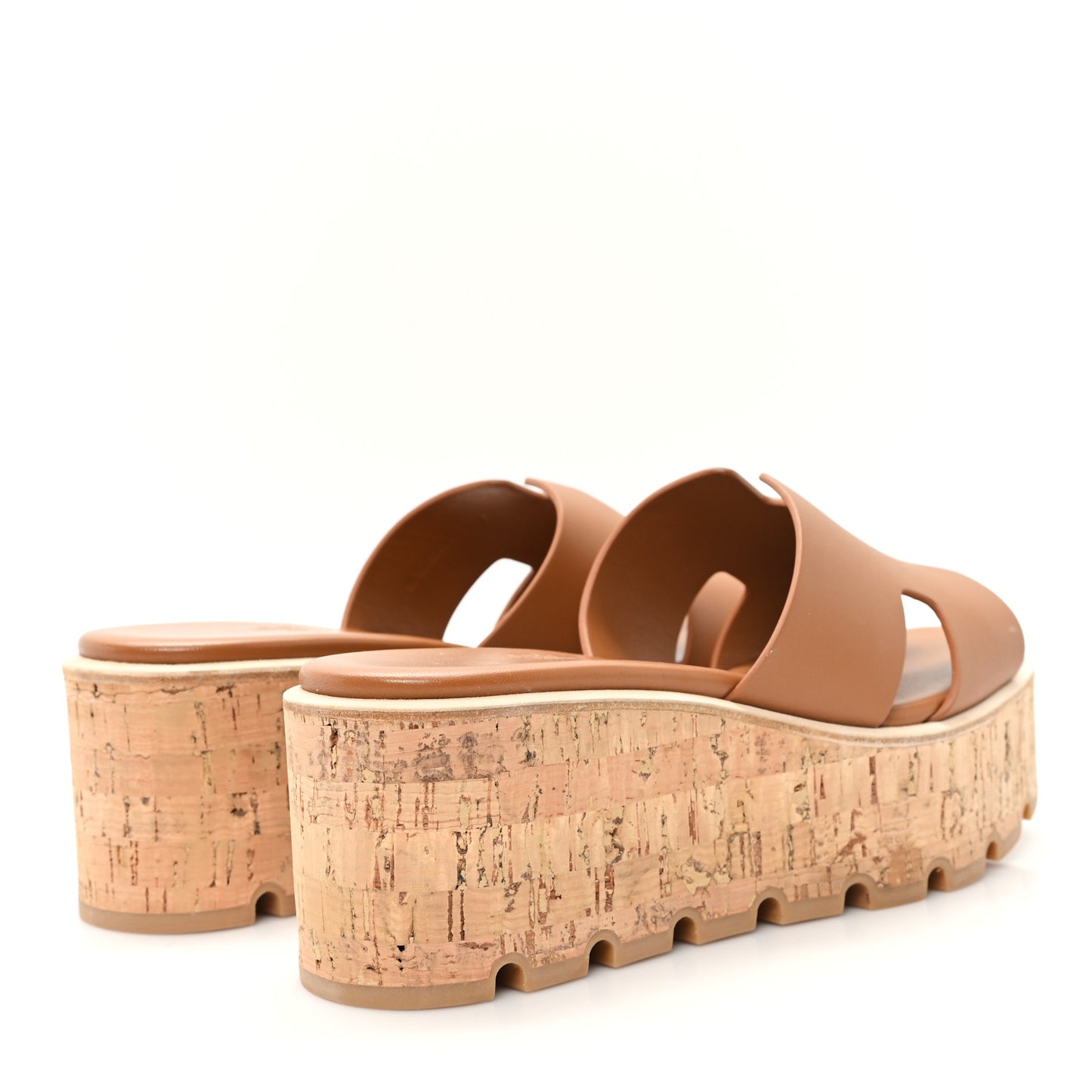 Calfskin Cork Eze 30 Sandals 37 Gold
