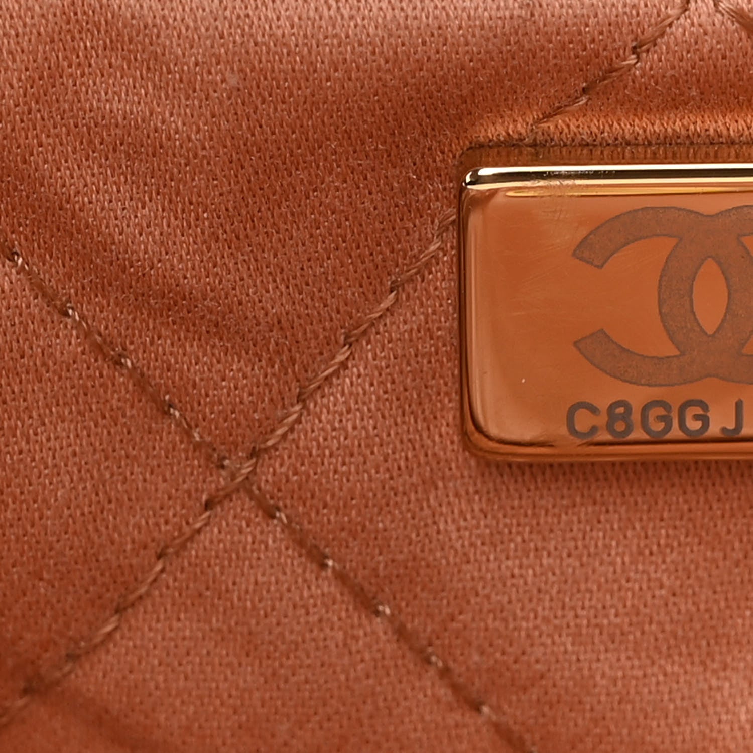 Chanel Shiny Calfskin Quilted Chanel 22 Camel 8 of 11