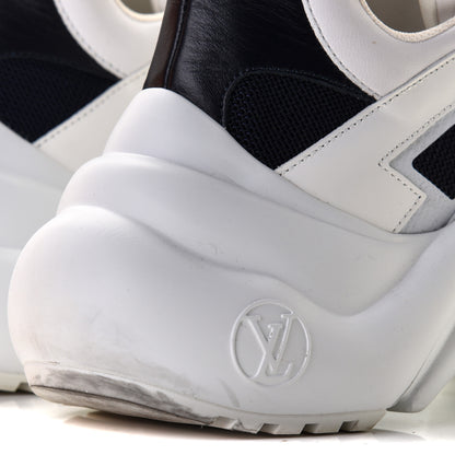 Louis Vuitton Calfskin Technical Nylon LV Archlight Sneakers 41 Marine 6 of 14