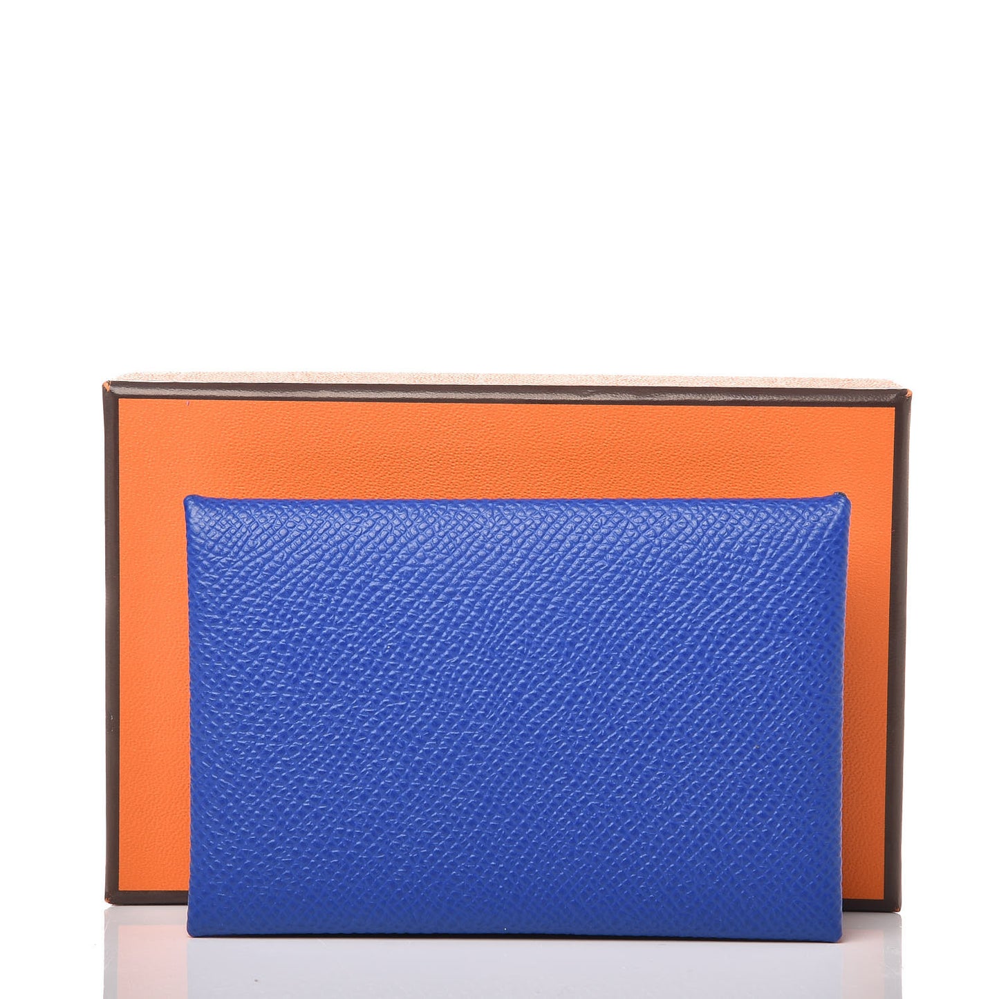 Epsom Calvi Card Case Bleu Royal