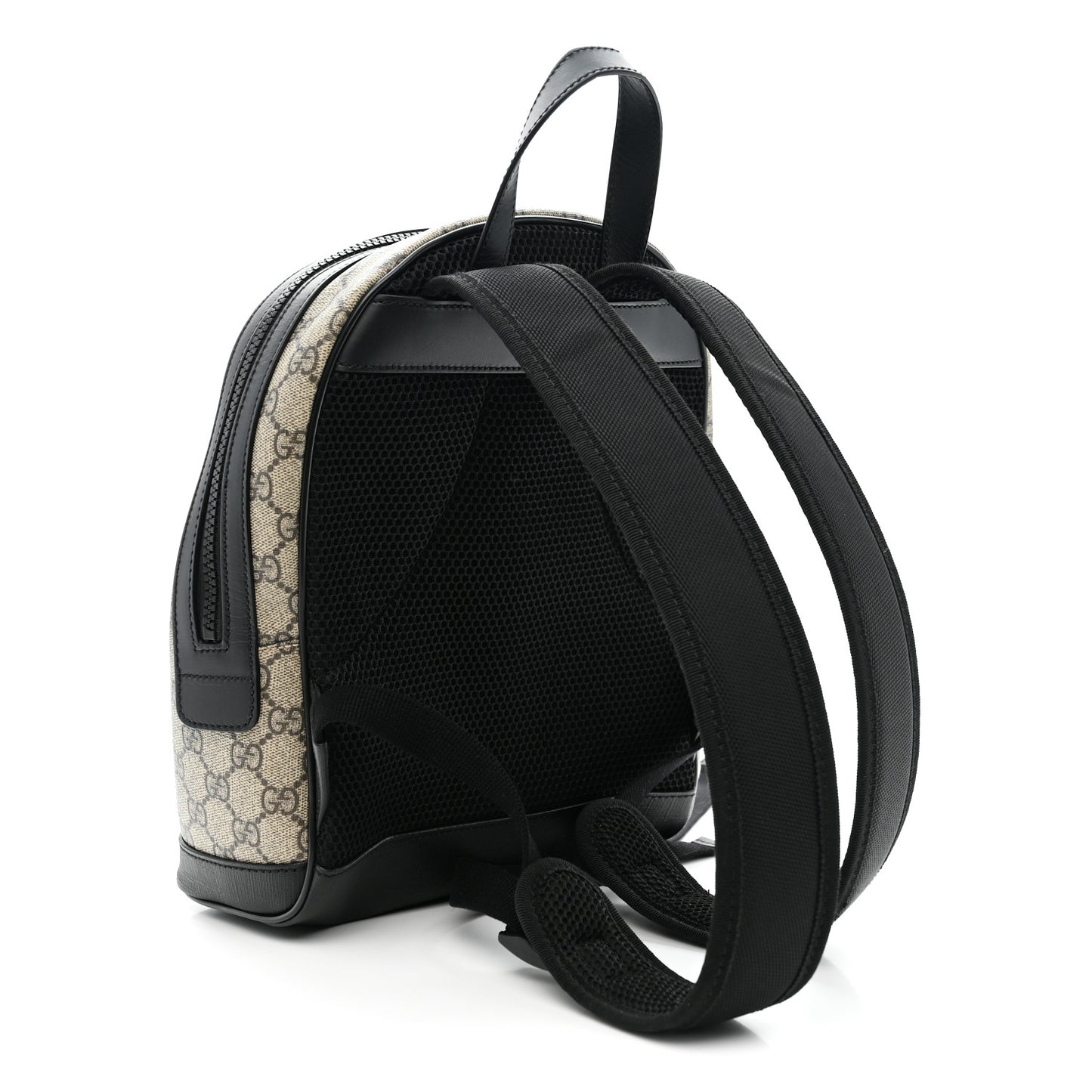 GG Supreme Monogram Small Eden Day Backpack Black
