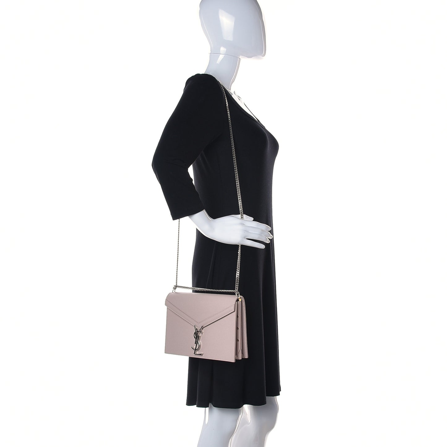 Grain De Poudre Monogram Cassandra Clasp Bag Marble Pink
