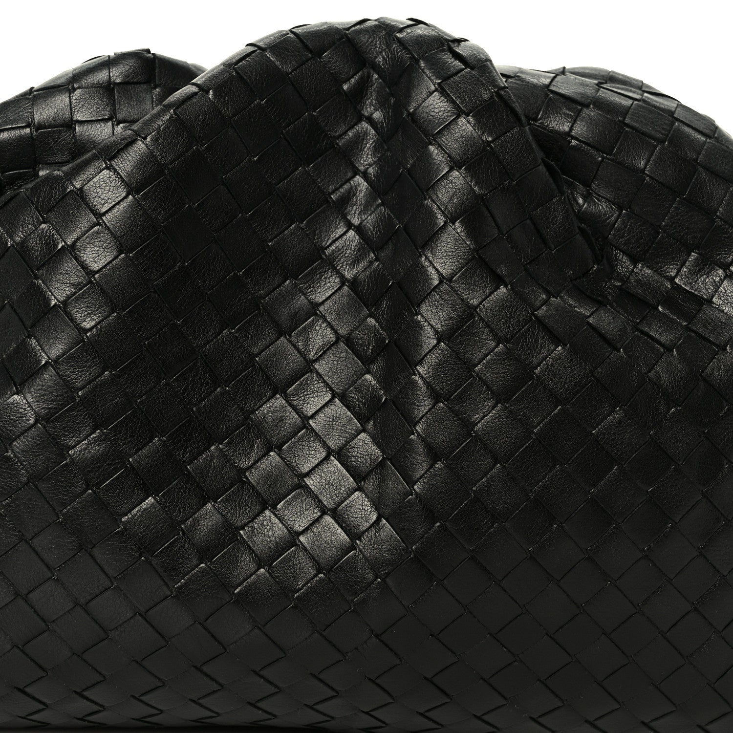 Bottega Veneta Nappa Maxi Intreccio The Pouch Oversized Clutch Black 9 of 11
