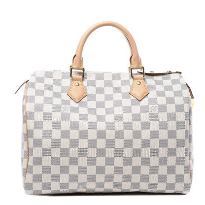 Louis Vuitton Damier Azur Speedy 30 2 of 10