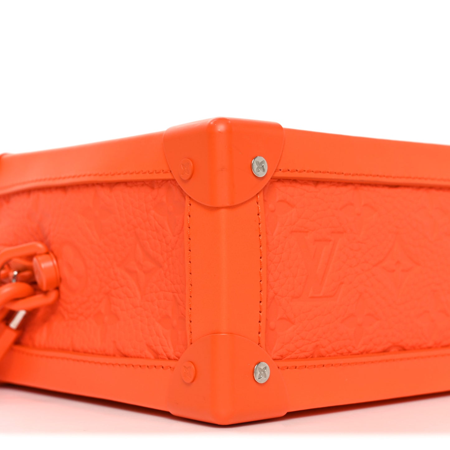 Taurillon Monogram Solar Ray Soft Trunk Orange