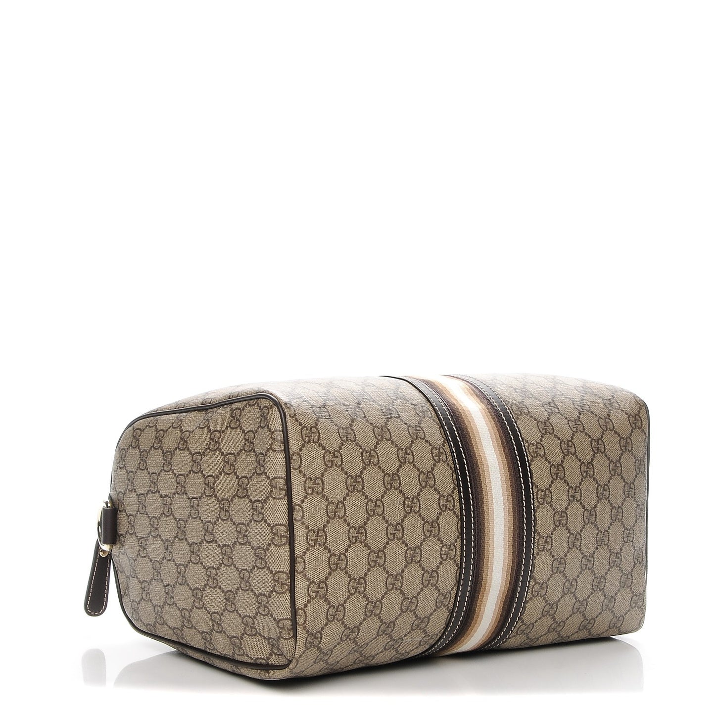 GG Plus Monogram Web Medium Joy Boston Dark Brown