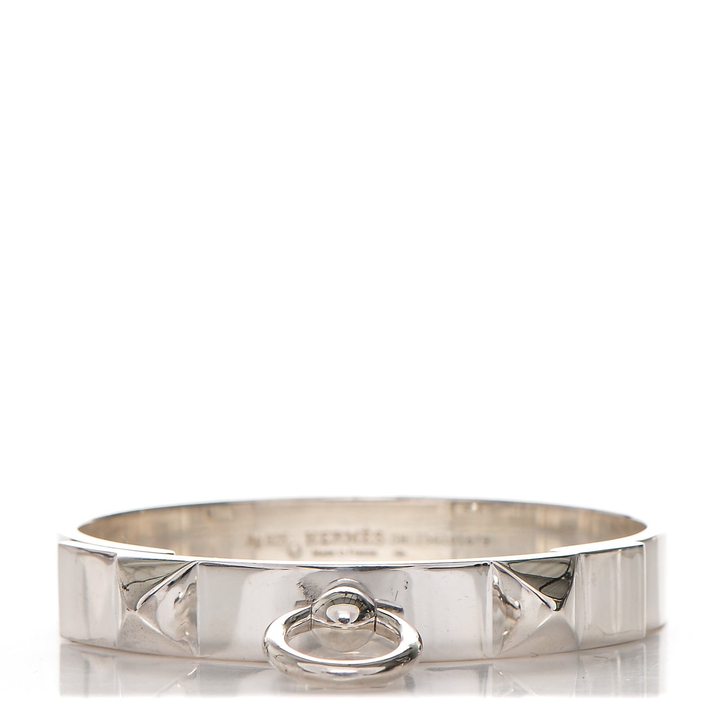 Sterling Silver PM Collier De Chien Bracelet SH