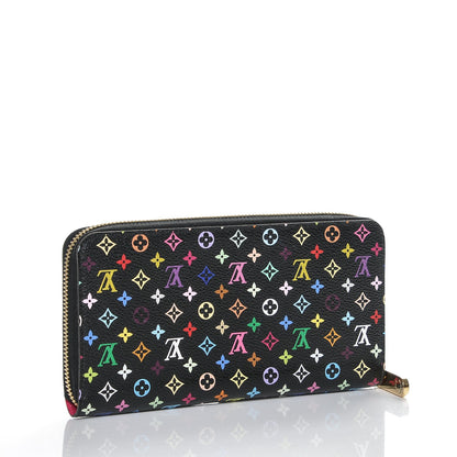 Louis Vuitton Monogram Multicolor Zippy Wallet Black Grenade 3 of 6